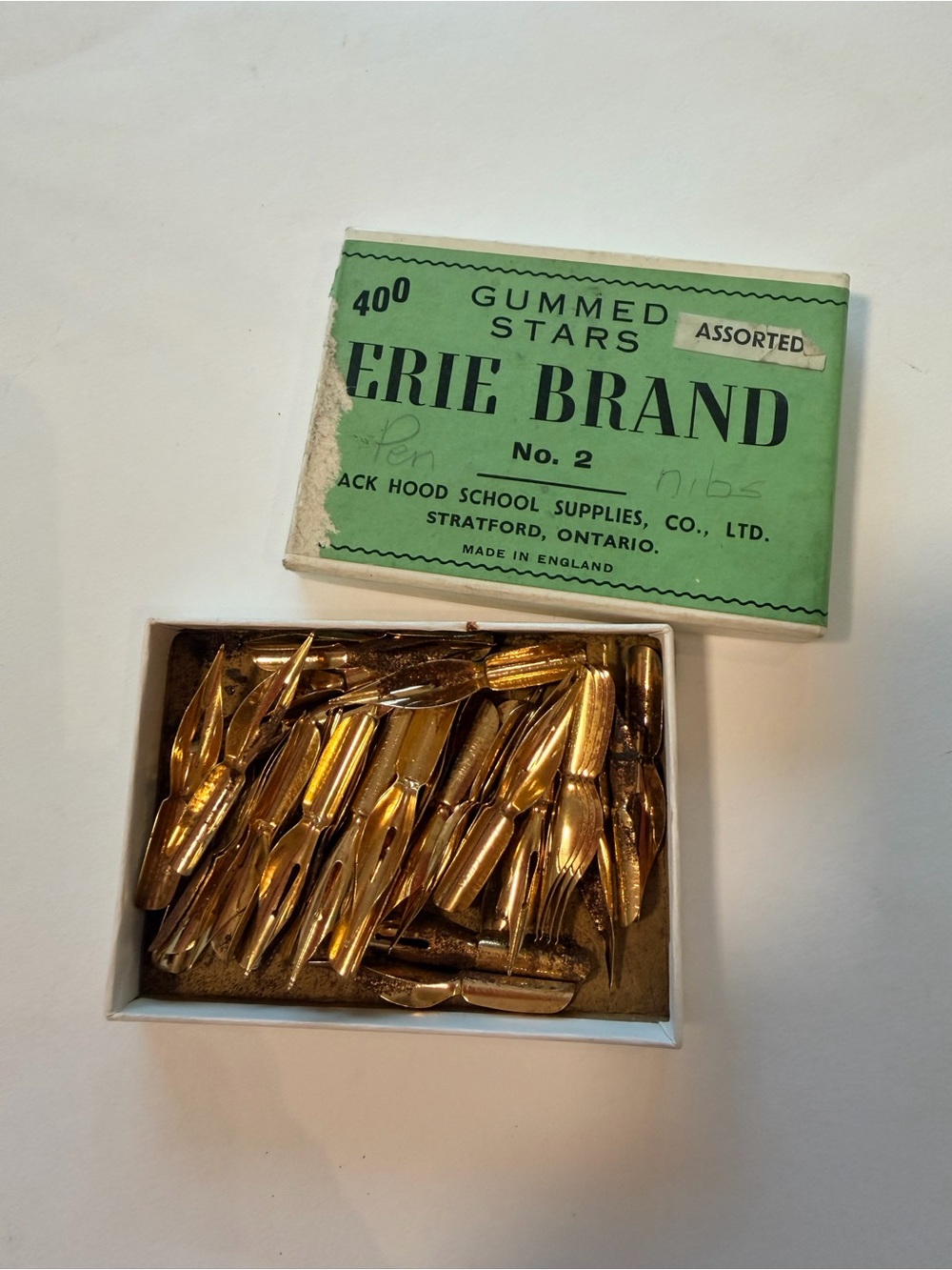 Vintage Erie Brand Assorted Dip Pen Nibs Box – Ack Hood School Supplies Stratfor